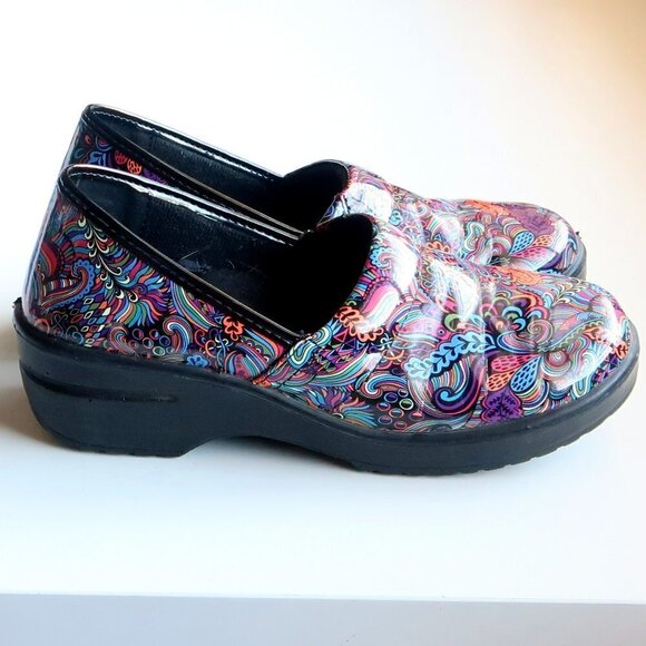 Easy Street Laurie Multicolor Round Toe Clogs Slip-on Shoes Size 8.5 - Picture 2 of 16